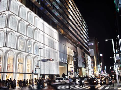 luxury stores in ginza